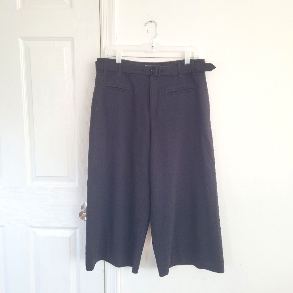 Anthropologie Black Culottes
